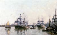 Boats on the Garonne, Bordeaux