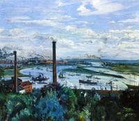 View of the Kohlbrand, Hamburg