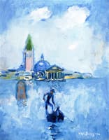 Gondolier in Venice