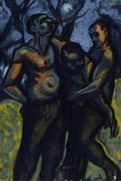 Three Men in Moonlight