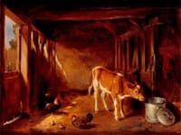 Interior of a Cattle Shed