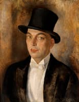 Portrait of a Man in a Top Hat