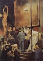 Acrobats (Festival in a Paris Suburb)