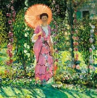 Hollyhocks