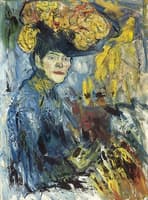 Femme dans la loge