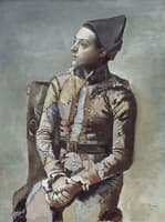 Seated Harlequin