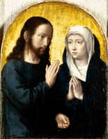 Christ Taking Leave of His Mother (right panel of diptych)