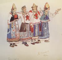 Costume Design for the Opera "Snow Maiden"