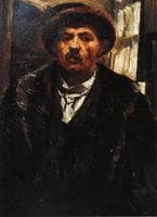 Self Portrait in a Fur Coat and a Fur Cap