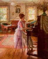 Woman Playing Piano
