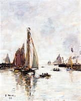 Trouville, the Return of the Fishing Boats