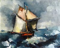 Sailboat at Sea