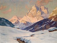 Winter Landscape in the Dolomites