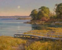 Moonrise over Vineyard Sound