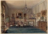 Saloninterieur aus der Makartzeit