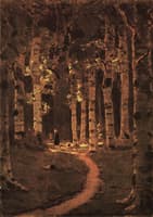 The Birch Grove (study)
