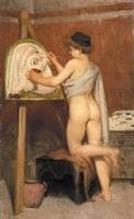 Young Painter of Greek Masks