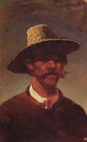 Ukrainian Peasant in a Straw Hat