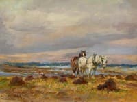 Working in the Fields by an East Coast Estuary