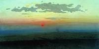 Sunset in the Steppe