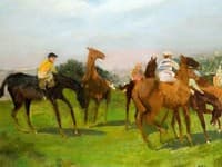 Study for 'Start at Goodwood'