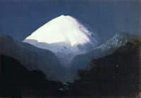 Mount Elbrus in Moonlight