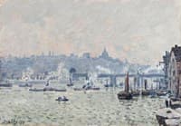View of the Thames: Charing Cross Bridge