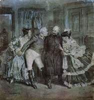 An Illustration to Nikolai Gogol's Play "The Government Inspector"