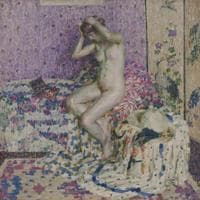 Young Woman arranging her Hair