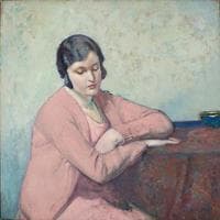 Seated Woman at a Table