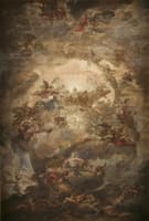 Allegory of the donation of the Casino to Queen María Isabel de Braganza by the Municipality of Madr