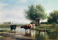 Landscape with Cows