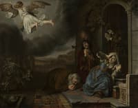 The Angel Taking Leave of Tobit and His Family
