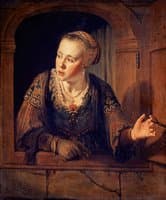 Young Girl at a Window