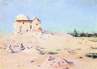 Ruin in a Desert Landscape