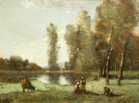 La vache a l'abreuvoir