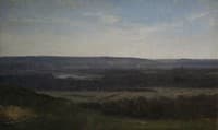 Landscape with Distant Mountains