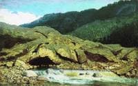 Landscape with Rocks and Stream