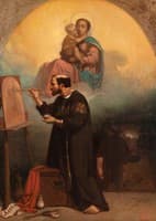 Vision of Saint Luke (copy of Jules-Claude Ziegler)