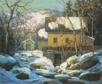Frozen Mill Pond