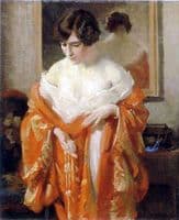 Red Peignoir