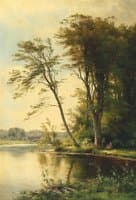 Children in the Edge of Woods