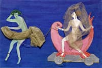 Costume Design (Aphrodite on a Dolphin) for Artist's Ballet Orphée of the Quat-Z-Arts