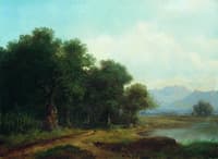Lake in a Mountain Valley