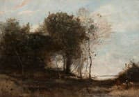 Wooded Landscape with Figures