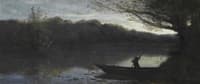 Boatman Approaching a Shore