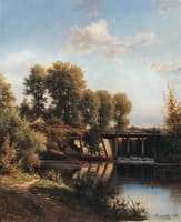 Landscape with a Dam