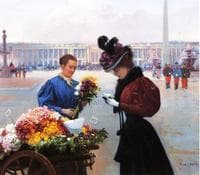 Flower Merchant, Place de la Concorde, Paris