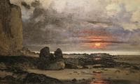 Falaises au soleil couchant (Cliffs at Sunset)