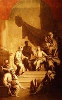 Twelve-year-old Jesus Teaching in the Temple